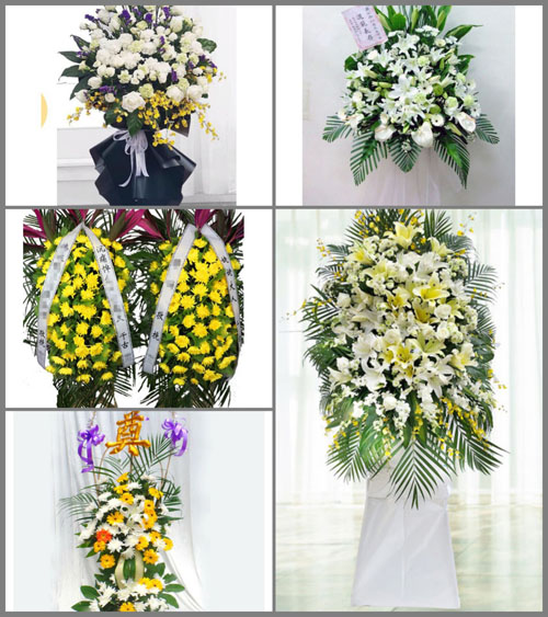 福建莆田秀屿区平海镇东湖村白事花篮预定